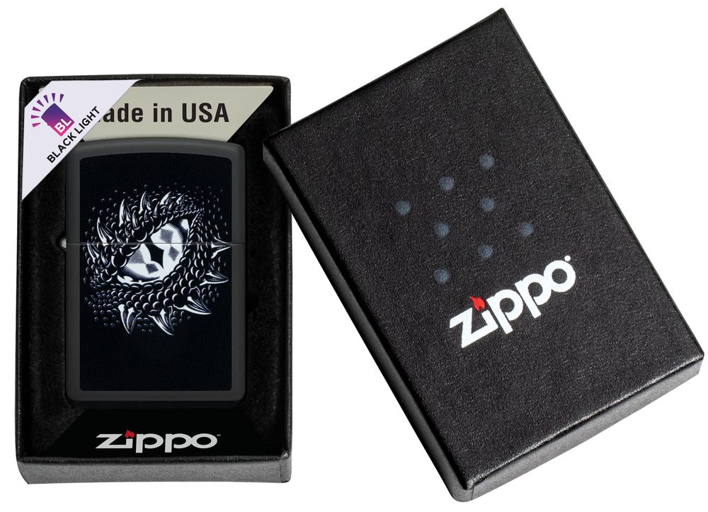 Зажигалка Zippo Dragon Eye с покрытием Black Light (48608) 7