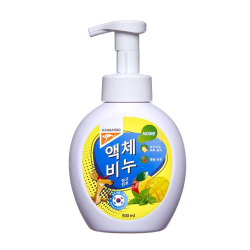 Жидкое мыло Kangaroo Home с ароматом манго и мяты (пенка), 500 мл 770018
