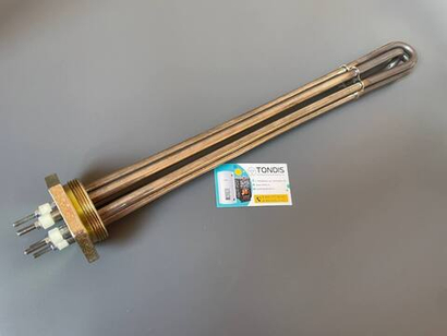 Блок ТЭНБ 12 кВт, 220/380В, нерж. сталь, фланец G2"(59 мм.)