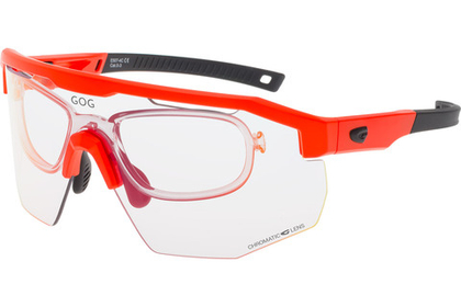 Спортивные очки GOG Argo С / Matt Neon Orange-Black / Photochromic Red Lens