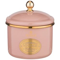 БАНКА ДЛЯ СЫПУЧИХ ПРОДУКТОВ AGNESS, ЭМАЛИРОВАННАЯ, СЕРИЯ ТЮДОР 12 Х 9СМ / 1,0Л