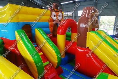 Надувной батут "В гостях у совы", 6,5*4,8*3,4 м