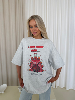 Футболка Coca-cola серый