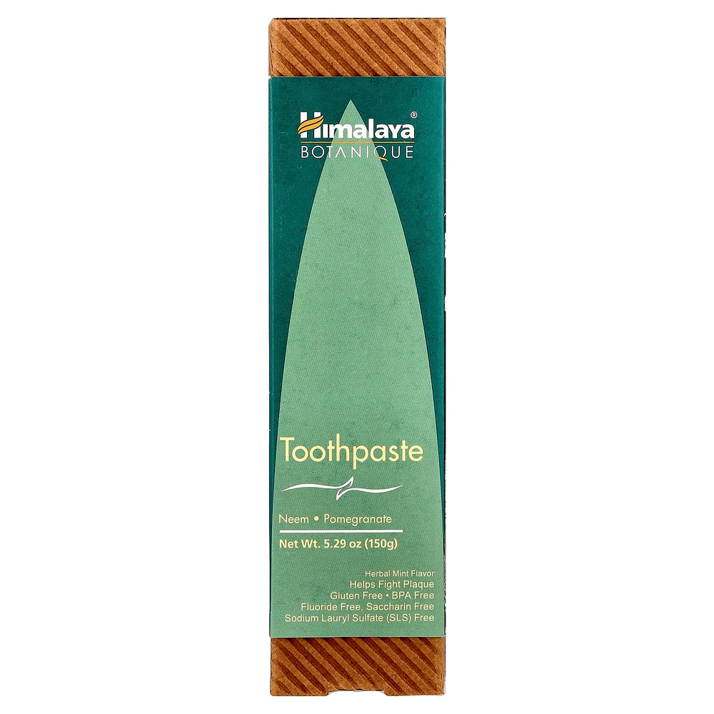 Himalaya, Botanique, зубная паста, ним и гранат, травяная мята, 150 г (5,29 унции)