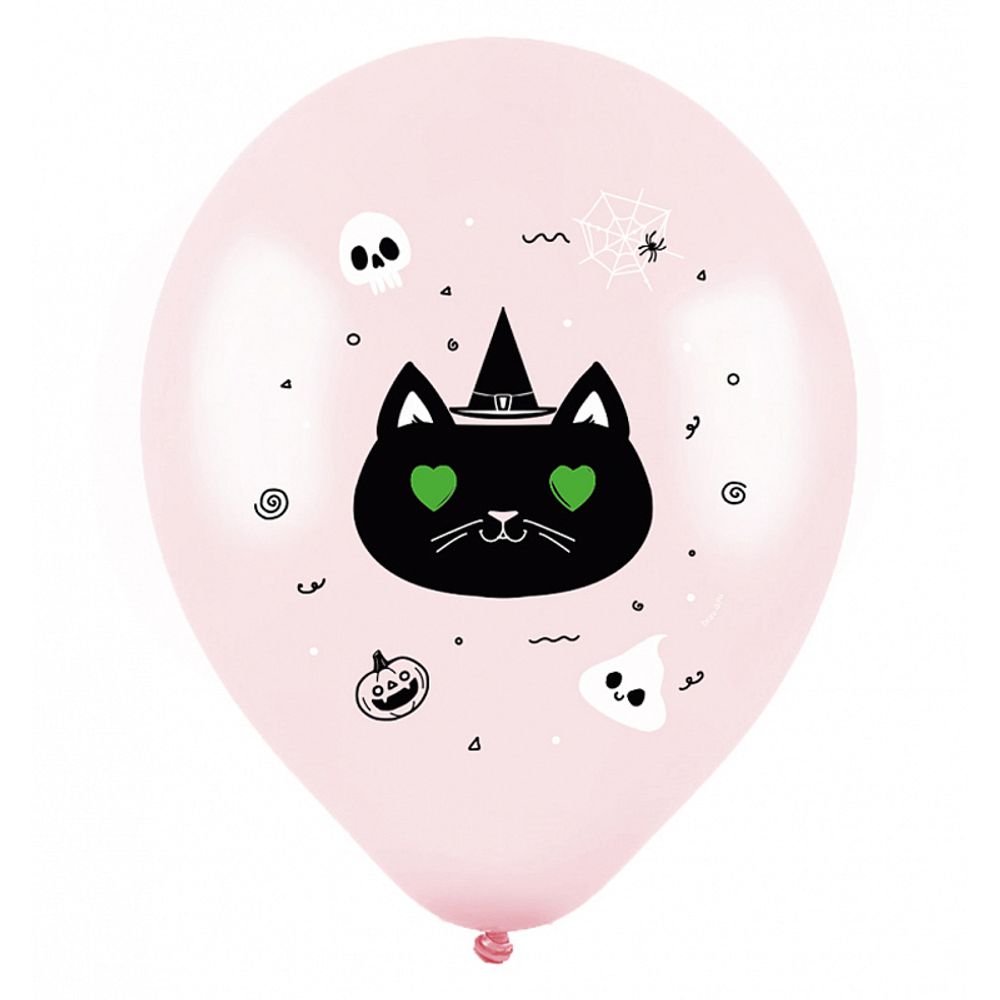 Шар (12"/30 см) Гламурный Хэллоуин, Ассорти Пастель 2 ст. 25 шт.