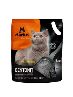 Murkel Бентонитовый наполнитель Уголь 5 л.