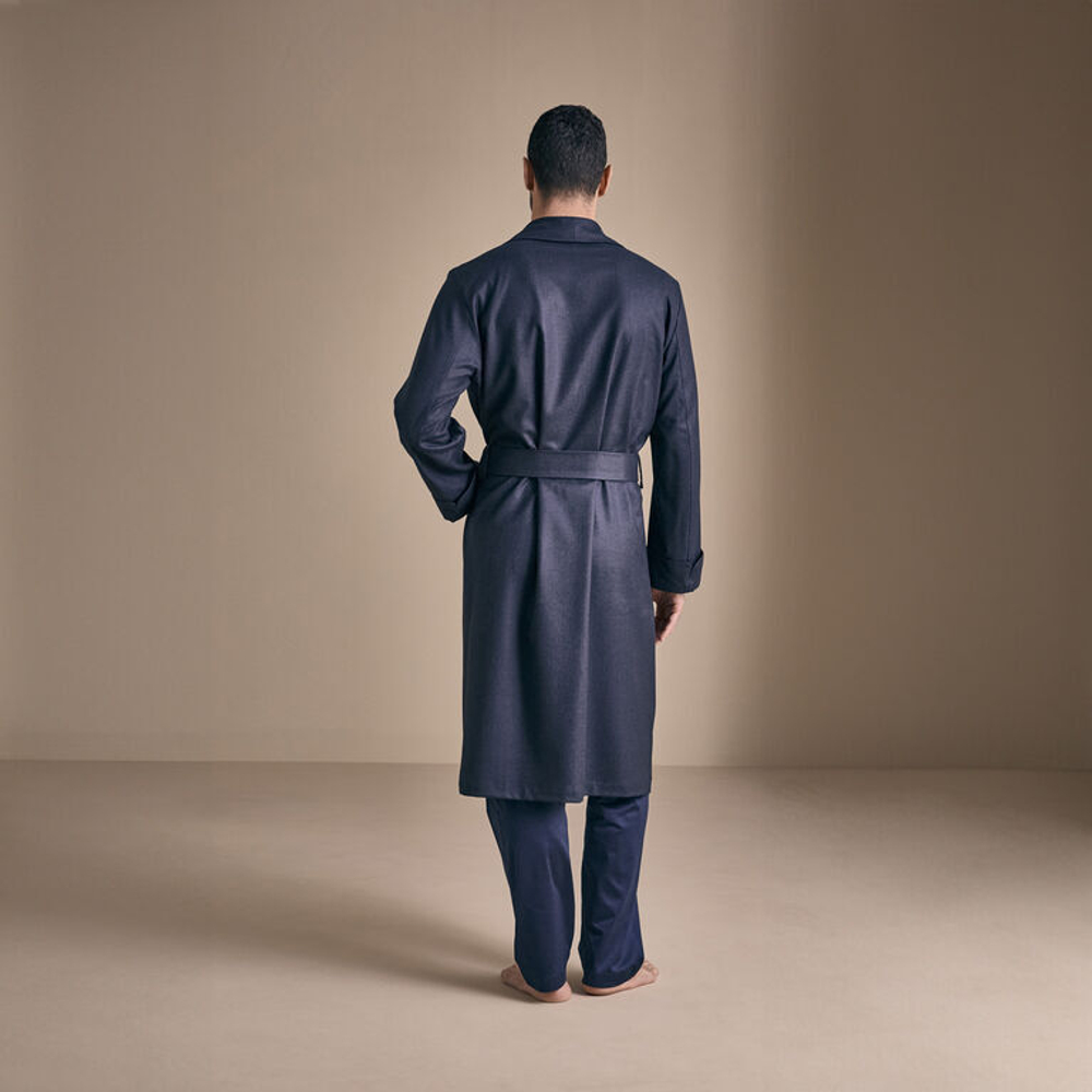 Халат мужской Frette Pilot Navy Blue (XXL)