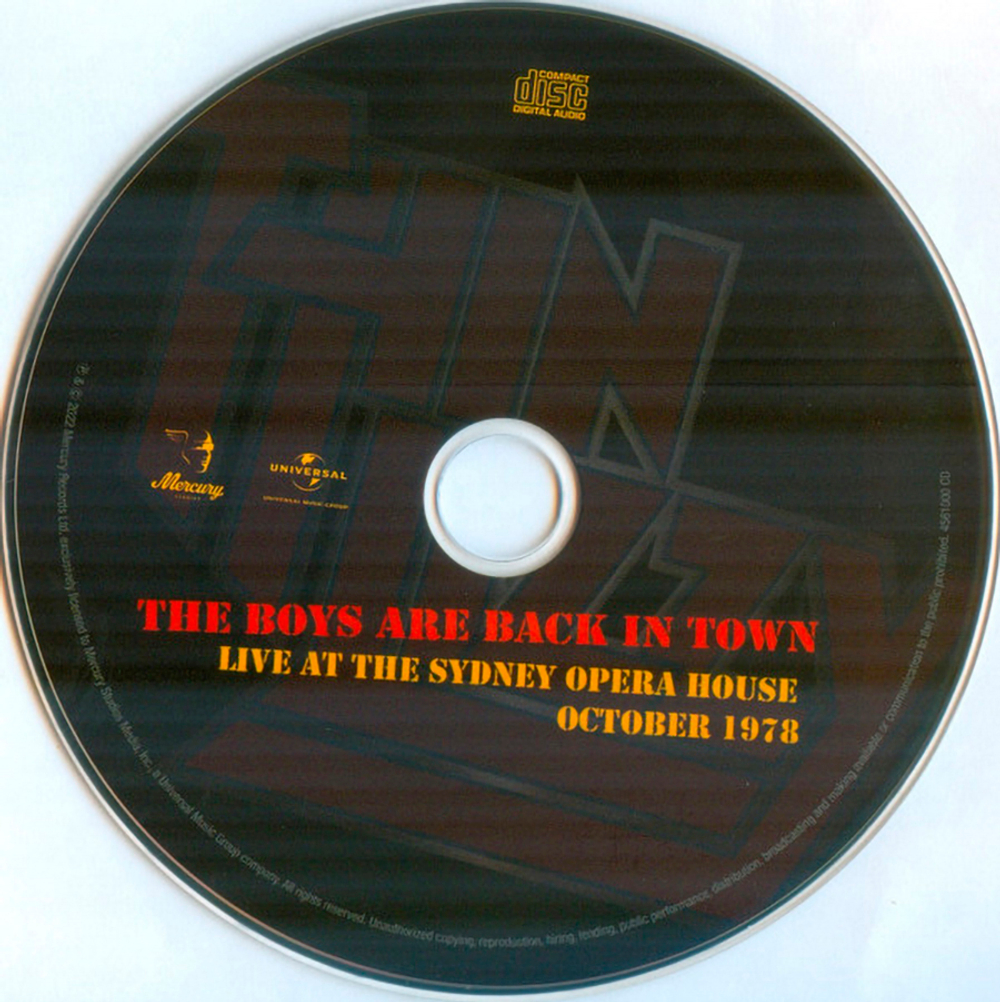 Thin Lizzy, Phil Lynott / The Boys Are Back In Town (Live At The Sydney Opera House October 1978), Songs For While I'm Away (Blu-ray+DVD+CD)