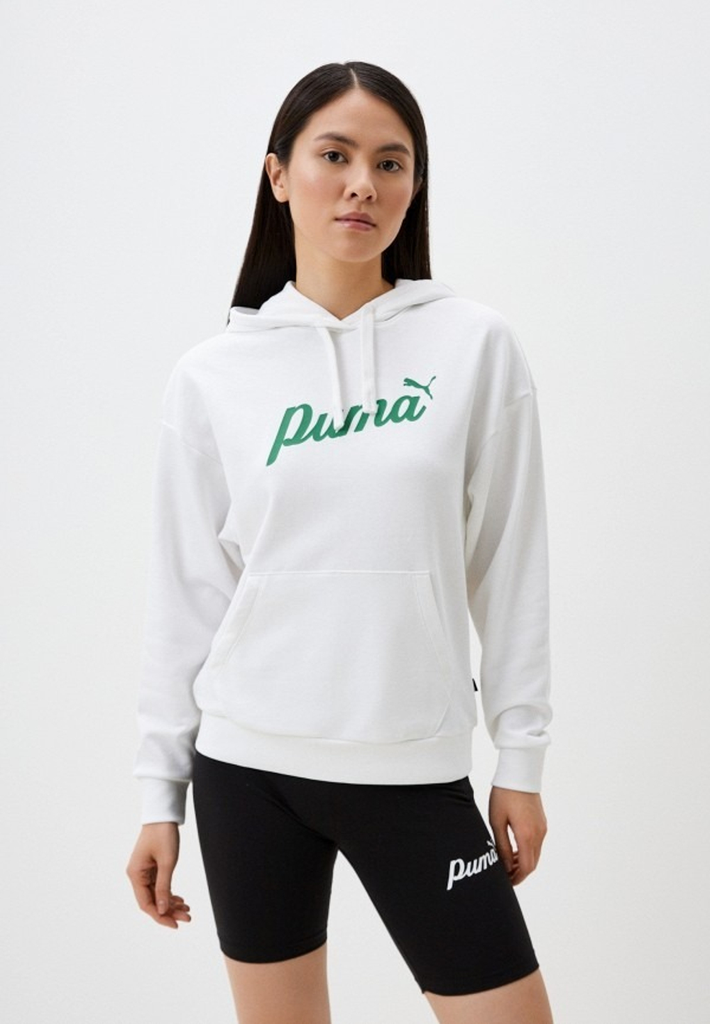 Толстовка женская PUMA ESS+ Script Hoodie TR