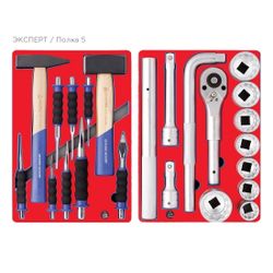 МАСТАК (50-07323R) Набор инструментов "ЭКСПЕРТ" в красной тележке, 323 предмета