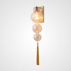 Бра Heathfield Lighting - Medina Wall Brass/Amber By Imperiumloft