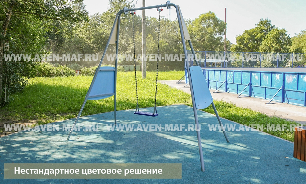 Качели маятниковые с цепным подвесом