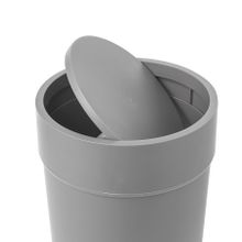 Umbra Контейнер мусорный Touch с крышкой серый