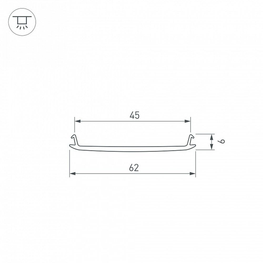Рассеиватель Arlight STRETCH 040822