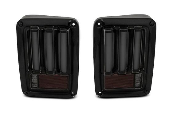 Задние фонари для Jeep Wrangler JK (07-18) LED черные темные