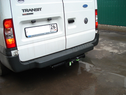 Фаркоп(прицепное) Лидер-Плюс для FORD TRANSIT (FA) (фургон ) 2000 - 2014(паспорт и сертификат в комплекте)(без электрики)F116-F