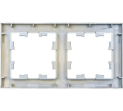 ATLASDESIGN 2-постовая РАМКА, универсальная, АЛЮМИНИЙ ATN000302