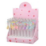 Ручка шариковая, Basir, синие чернила, серия "Зайчики", с брелоком, 40 шт