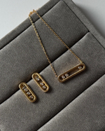 Серьги Spark gold