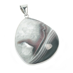 Кулон "Мокко" агат с хрусталем асс.