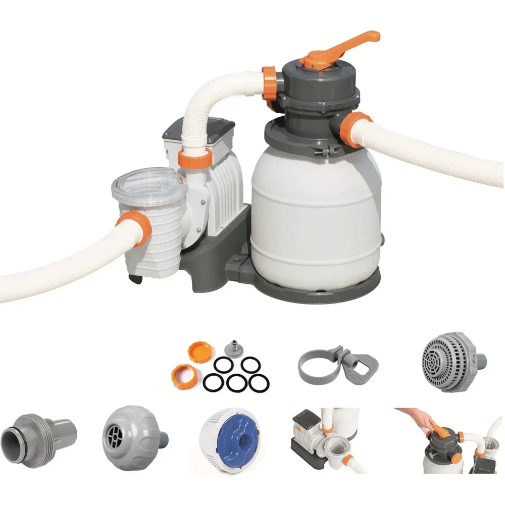 Насос-фильтр песочный для бассейнов, 6056 л/ч Bestway (58497)