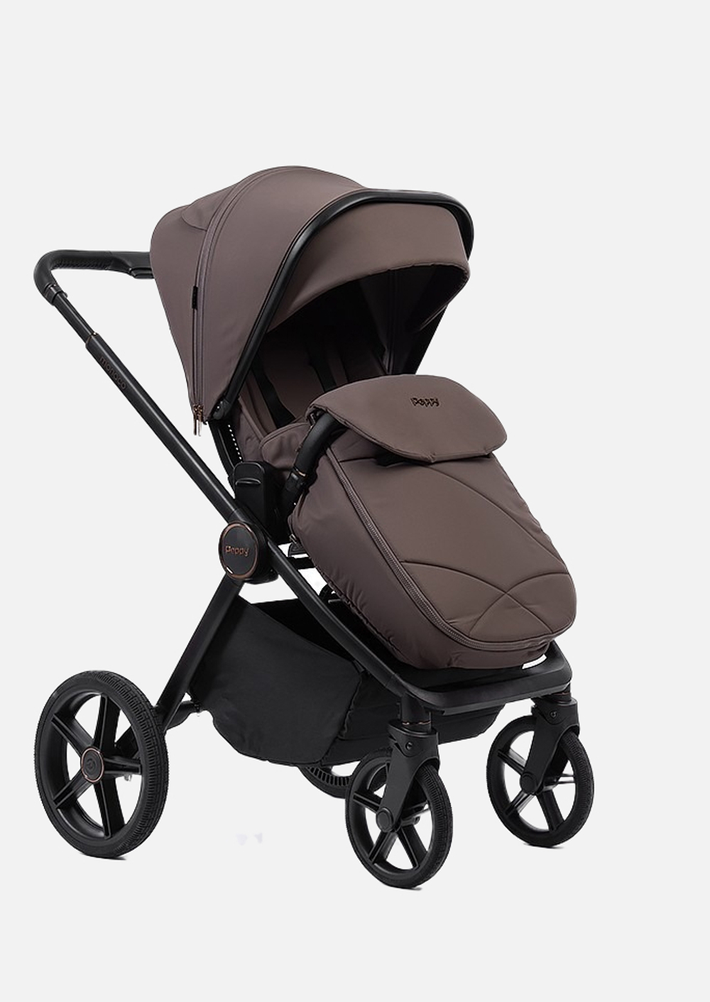 Peppy Коляска детская Monaco 2 в 1 Brownie (коричневый)