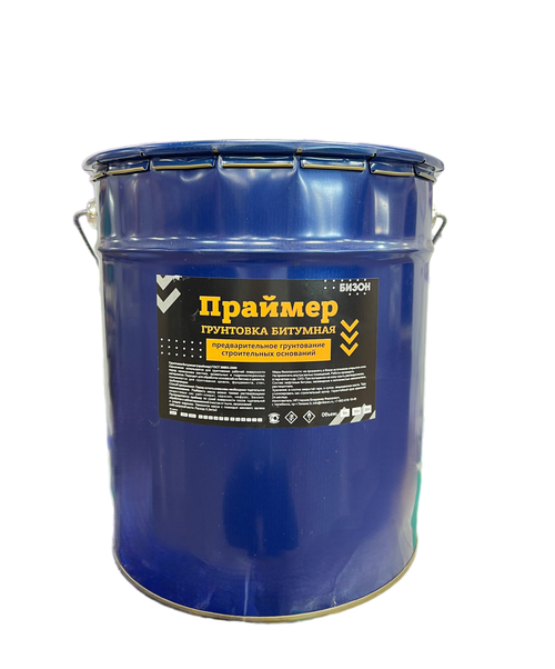 ПРАЙМЕР ГРУНТОВКА БИТУМНАЯ БИЗОН (20 КГ)