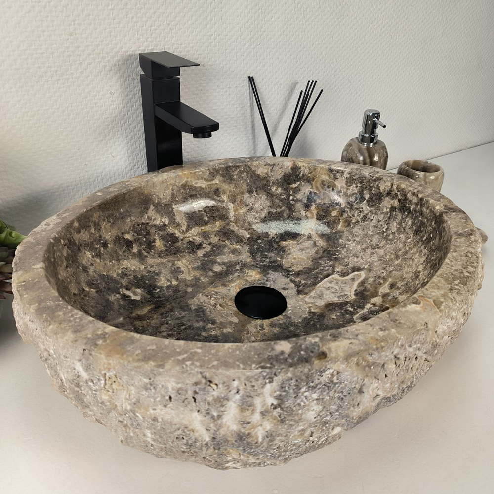Раковина из оникса Erozy Grey EO-64283 53*44*15 0156