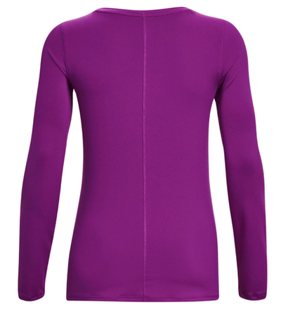 Женская теннисная футболка (dł. Рукава) Under Armour HeatGear Armour Long Sleeve - purple