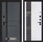 Эволаб 32 белый рельеф софт с тонированным зеркалом