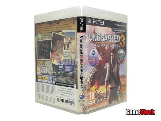 PS3 Uncharted 3: Drakes Deceptio/Иллюзии Дрейка (Б/У, Полностью на русском языке, BCES-01175)