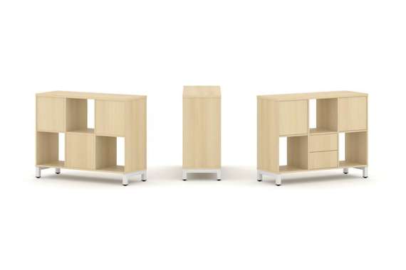 Style Project Набор стеллажа 1 сторон., 2 яр. SN.NS-231  1121*400*881