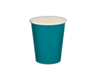 Стакан бум. 350мл d-90мм БИРЮЗОВЫЙ.гор.нап.1/50шт