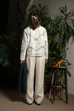 Купить Рубашка Soeurs Расшитая Маленькими Цветами / Small Flowers Long Sleeve белая Рубашка Soeurs Расшитая Маленькими Цветами / Small Flowers Long Sleeve белая