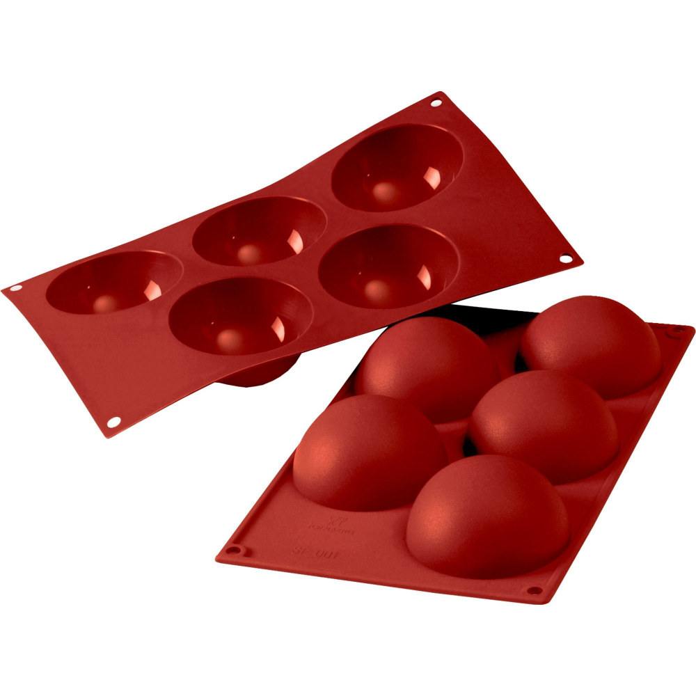 Форма силиконовая полусфера д 8 см