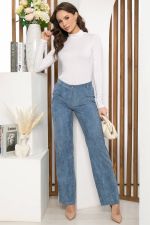 Брюки "Basic" (пыльно-голубые) Б5122 LT Collection