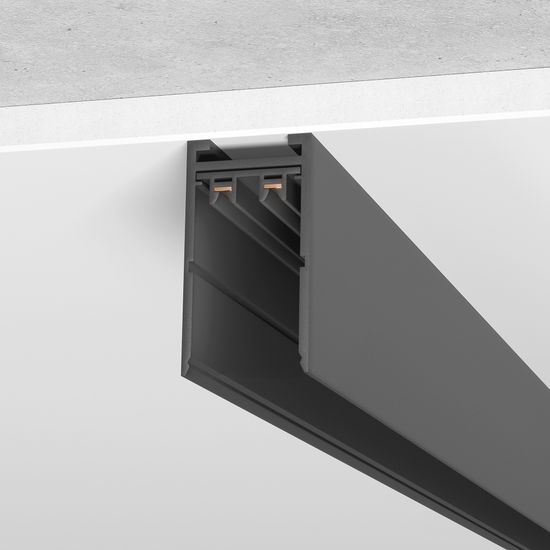 ST015.419.00H Шинопровод SKYLINE 220 накладной ST-Luce Черный SKYLINE 220