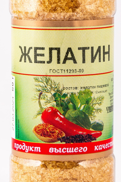 Желатин пищевой 80 гр 190 blum