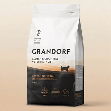 Сухой диетический корм Grandorf Veterinary Diet Cat Gastrointestinal для кошек при расстройствах пищеварения