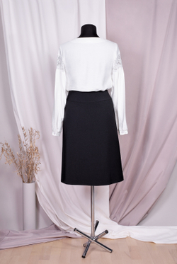 Юбка-миди 3436ВЕ, черный #70Ч013436ВЕ