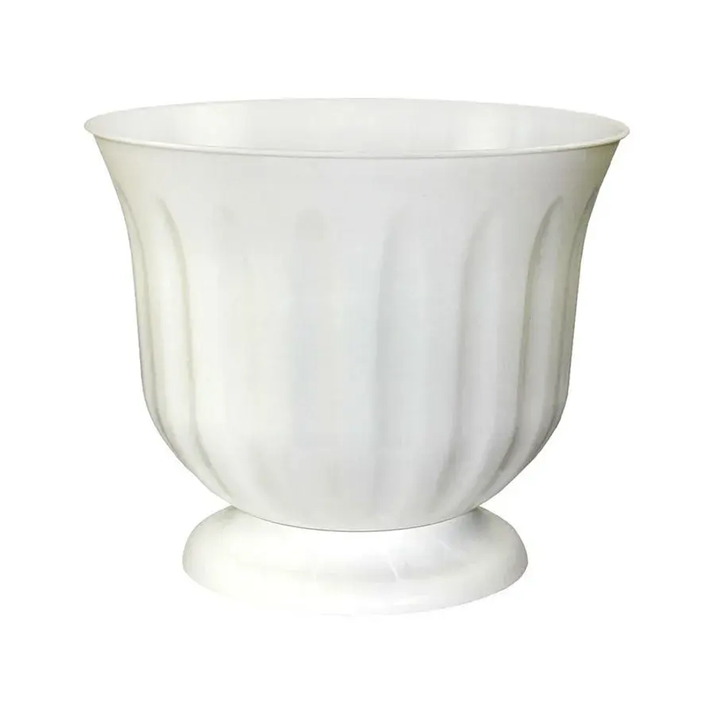 Горшок-Кашпо Фламинго 15л. на под. (белый) (комплект 10 шт)