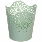 Подставка для столовых приборов «Ажур» 12,5*14см пластиковая