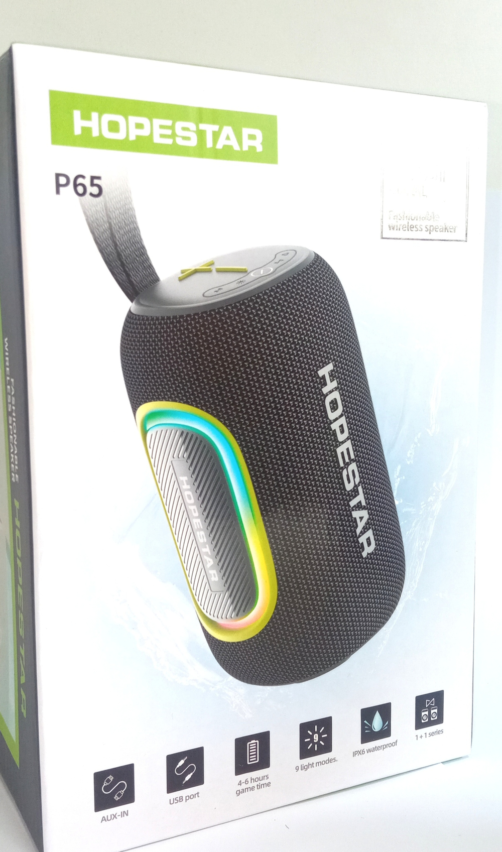 Беспроводная колонка Hopestar P65 (20W/3000Mah/IPX6)Light