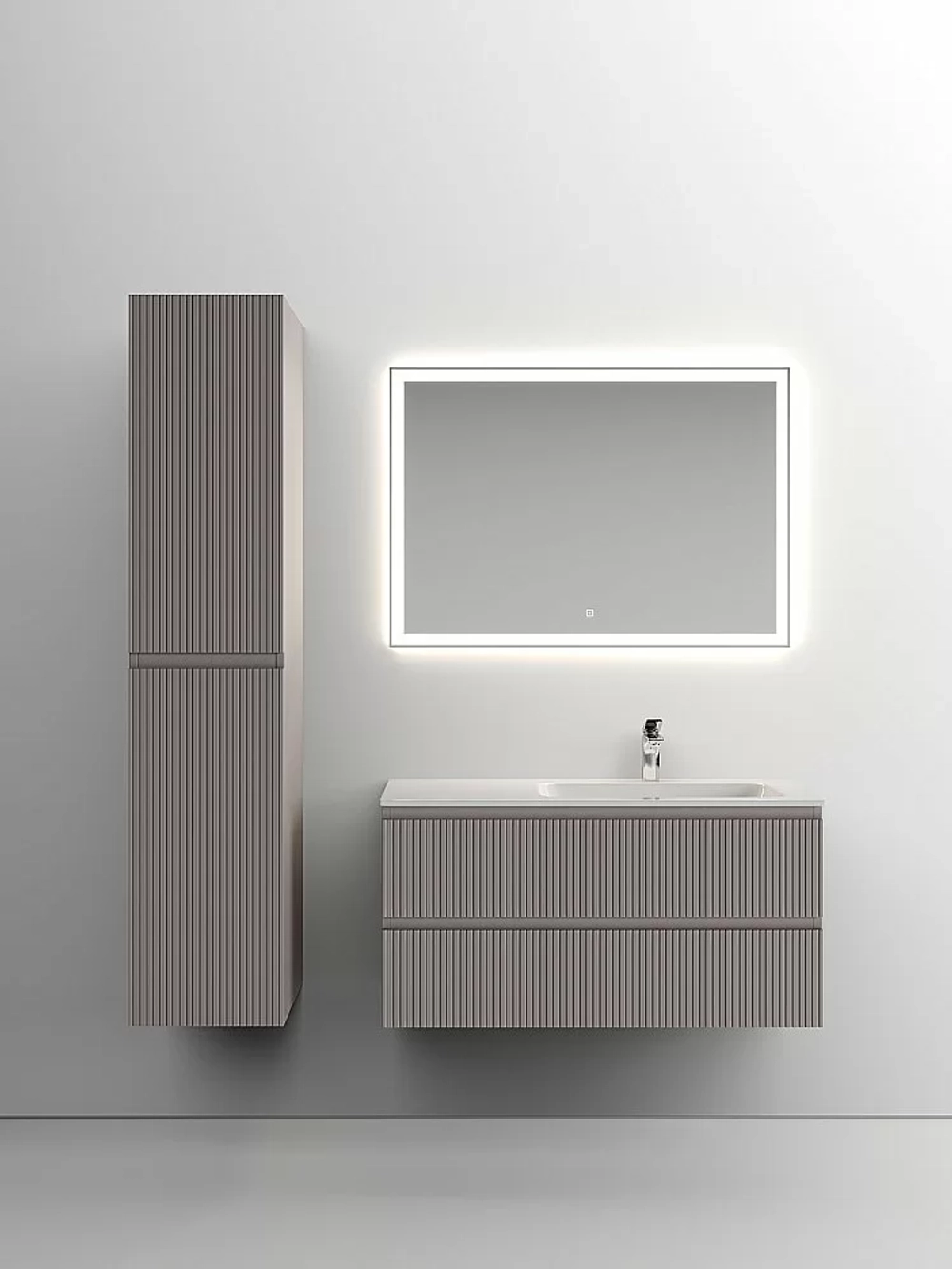 Тумба с раковиной Sancos SNOB T SNT100SM L/R 100 Doha Soft