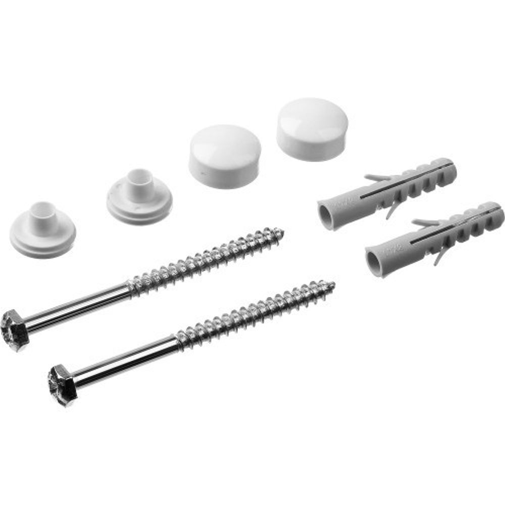 Набор для крепления унитазов 8 мм, цвет белый, ЗУБР Профессионал 44210
