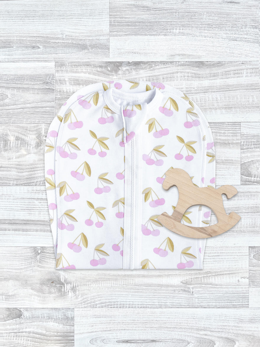 Пелёнка-кокон Mjölk Черешня, уценка