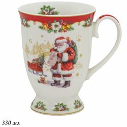 Lenardi 205-295 Кружка 330 мл НОВЫЙ ГОД в под.уп.(х36)Фарфор
