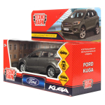 Модель ин. мет. "Ford Kuga" 12см, открыв. двери, серый коробка KUGA-GY (Технопарк)