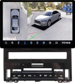 Магнитола для Toyota Avalon 5 2018-2022 (большая рамка) - Teyes CC3-2K-360 монитор 13" 2K QLED на Android 10, 6Гб+128Гб, CarPlay, 4G SIM-слот, 4 камеры в комплекте