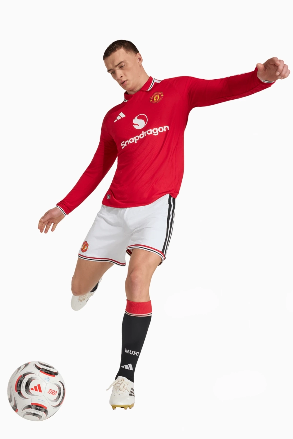 Футболка с длинными рукавами adidas Manchester United 26/27 Home Authentic - красный